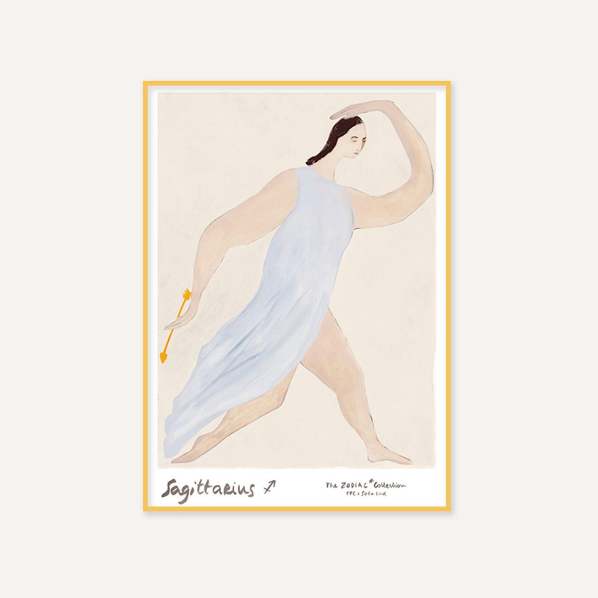 그릿시즌(GREET SEASON) 소피아 린드 Sagittarius 사수자리 (액자 포함)