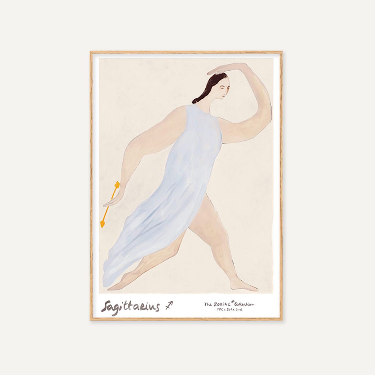 그릿시즌(GREET SEASON) 소피아 린드 Sagittarius 사수자리 (액자 포함)