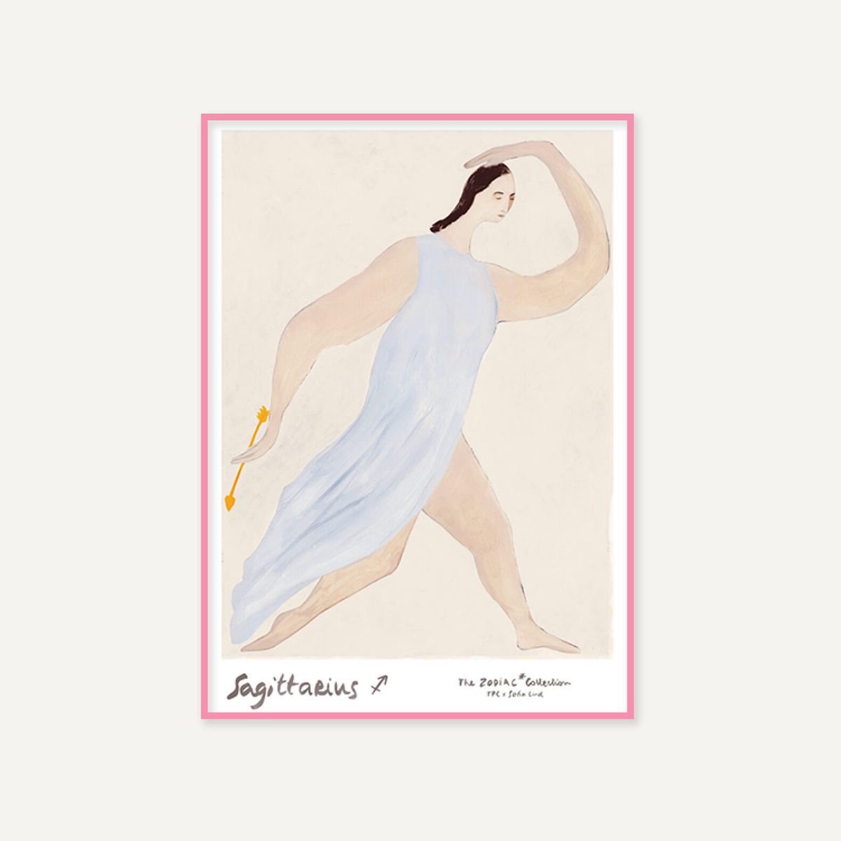 그릿시즌(GREET SEASON) 소피아 린드 Sagittarius 사수자리 (액자 포함)