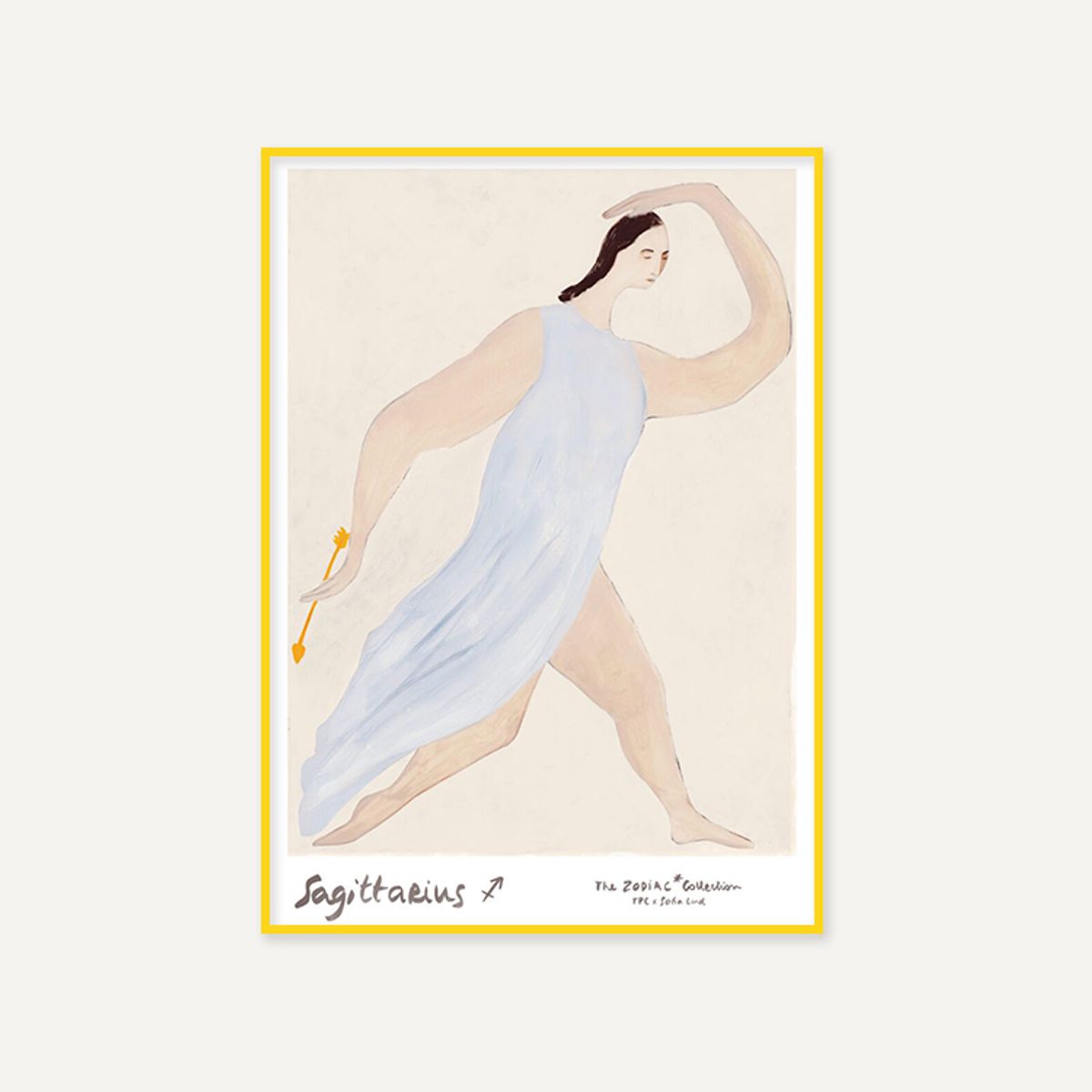 그릿시즌(GREET SEASON) 소피아 린드 Sagittarius 사수자리 (액자 포함)