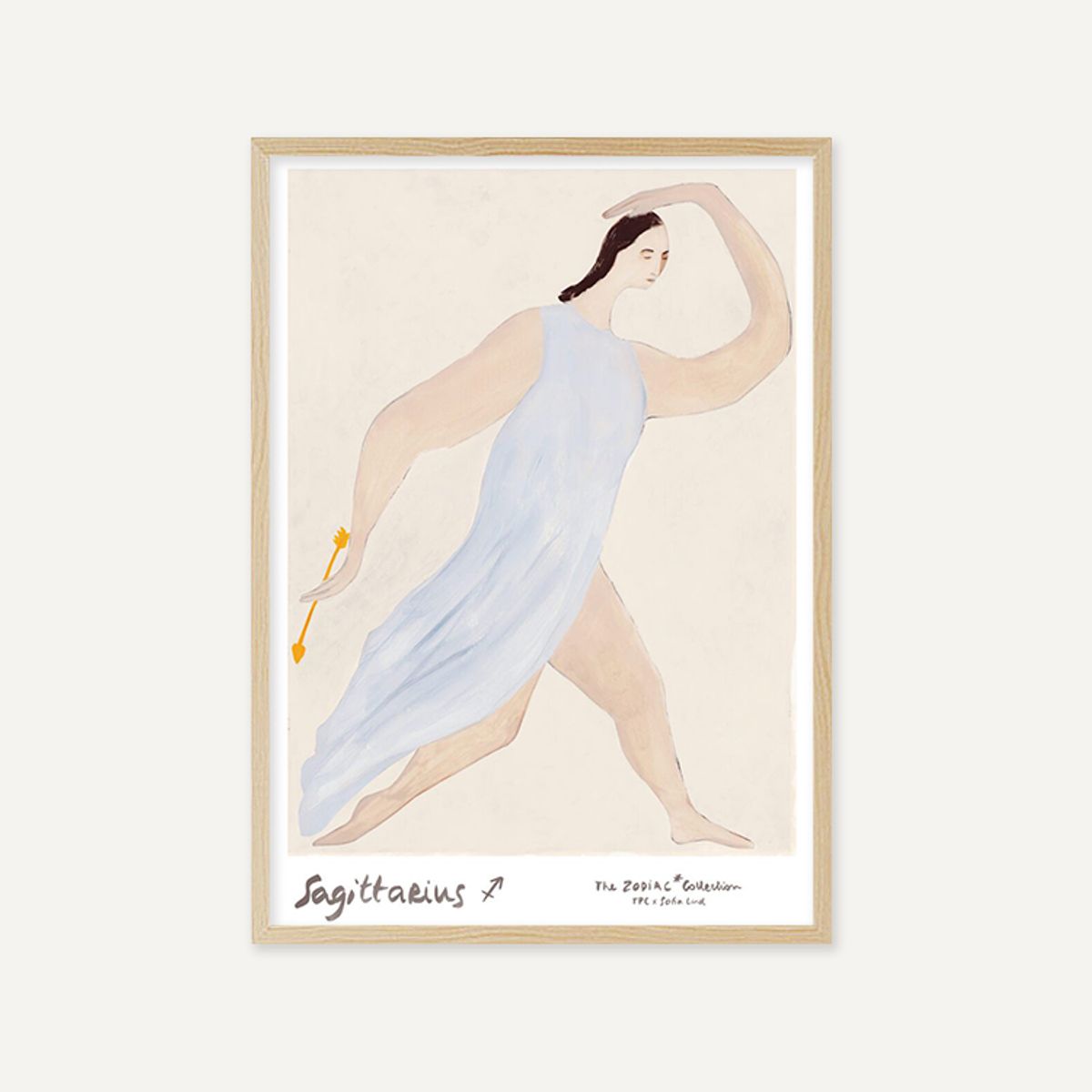 그릿시즌(GREET SEASON) 소피아 린드 Sagittarius 사수자리 (액자 포함)