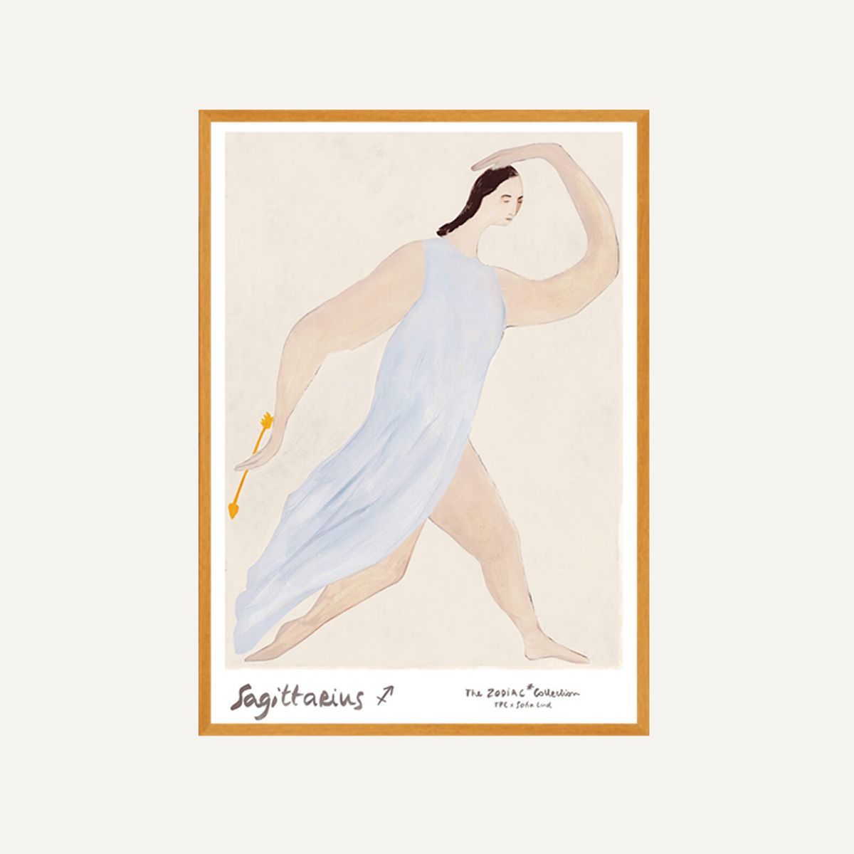 그릿시즌(GREET SEASON) 소피아 린드 Sagittarius 사수자리 (액자 포함)