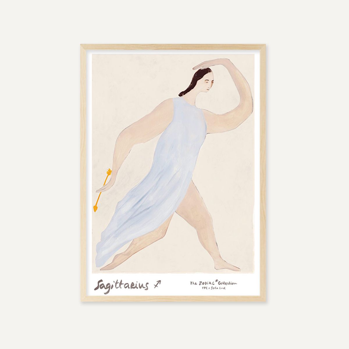그릿시즌(GREET SEASON) 소피아 린드 Sagittarius 사수자리 (액자 포함)