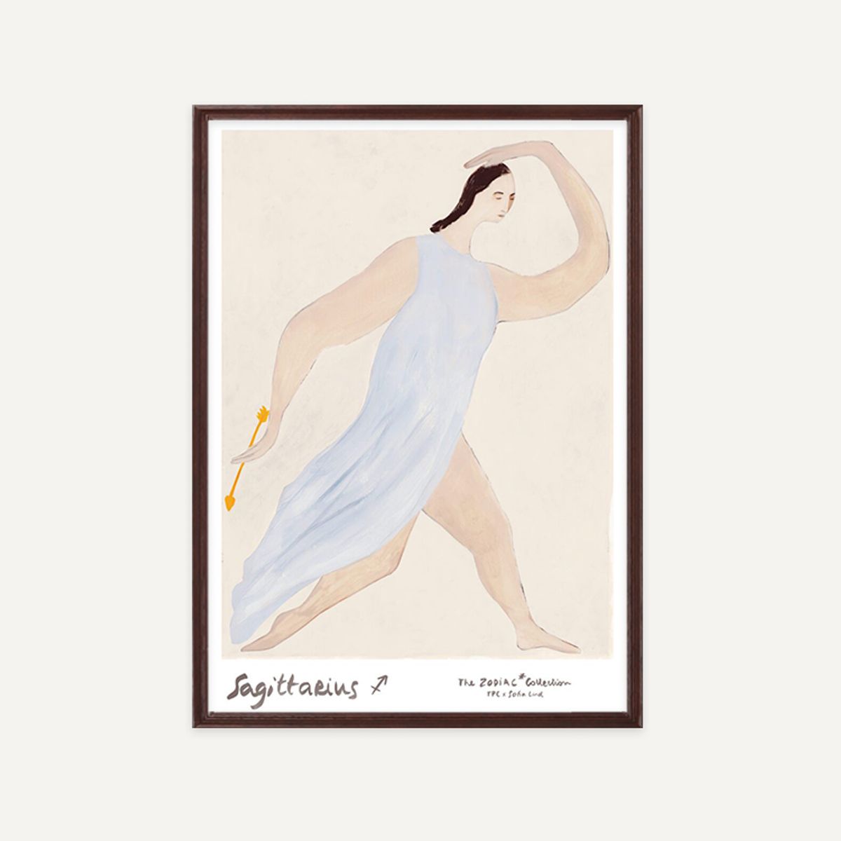 그릿시즌(GREET SEASON) 소피아 린드 Sagittarius 사수자리 (액자 포함)