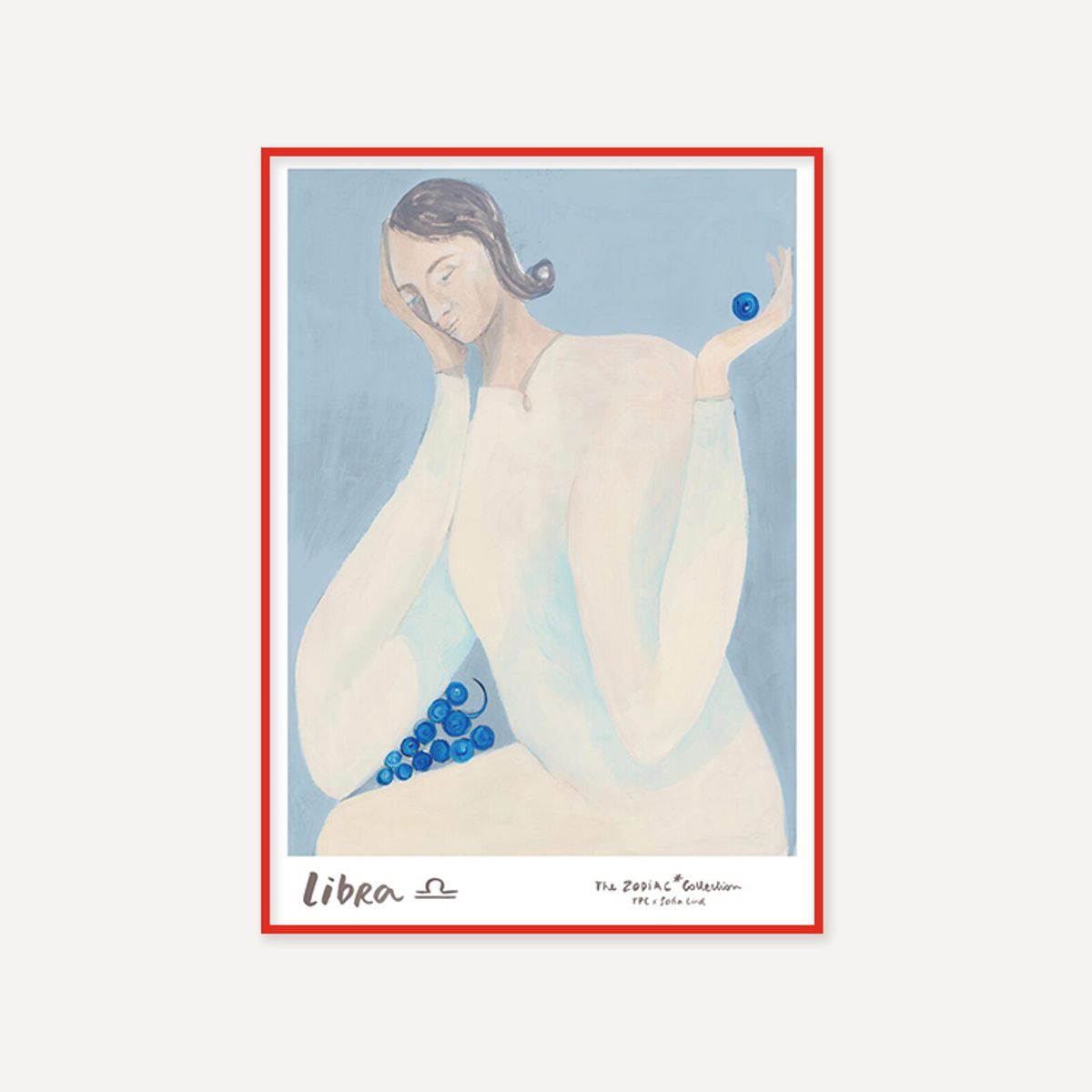 그릿시즌(GREET SEASON) 소피아 린드 Libra 천칭자리 (액자 포함)