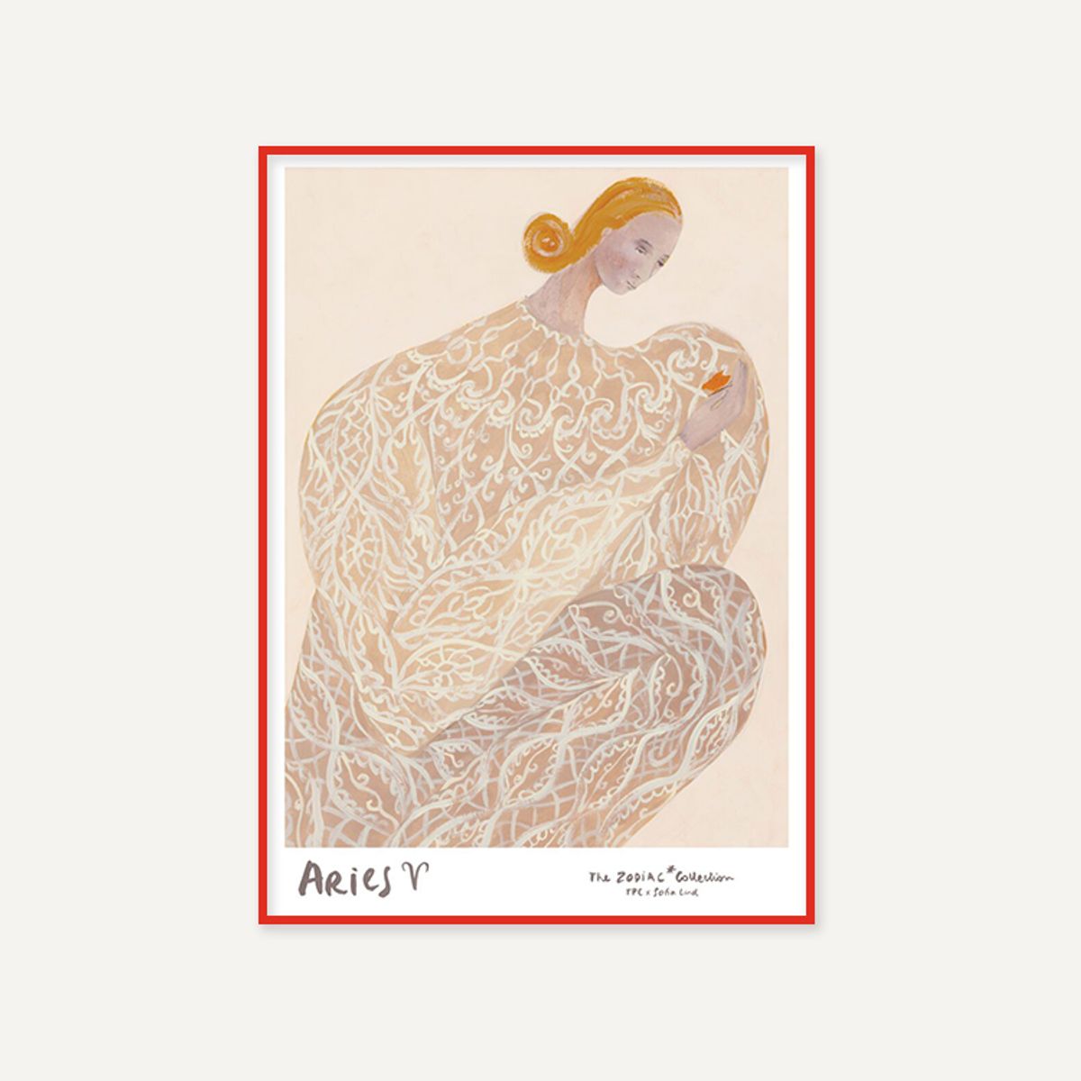 그릿시즌(GREET SEASON) 소피아 린드 Aries 양자리 (액자 포함)