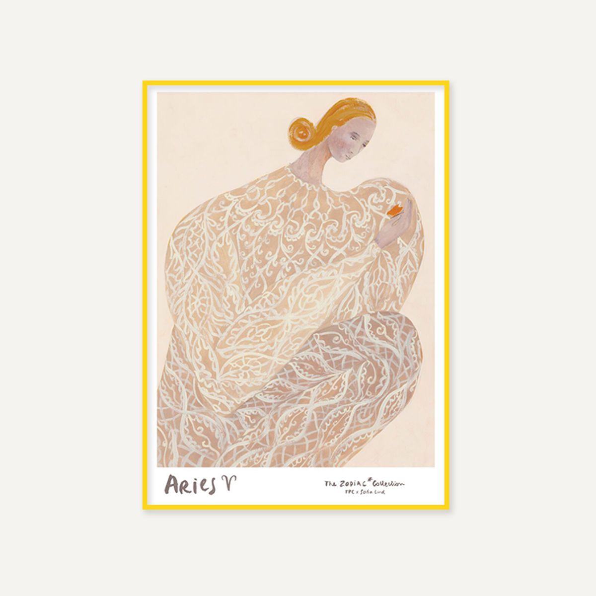 그릿시즌(GREET SEASON) 소피아 린드 Aries 양자리 (액자 포함)