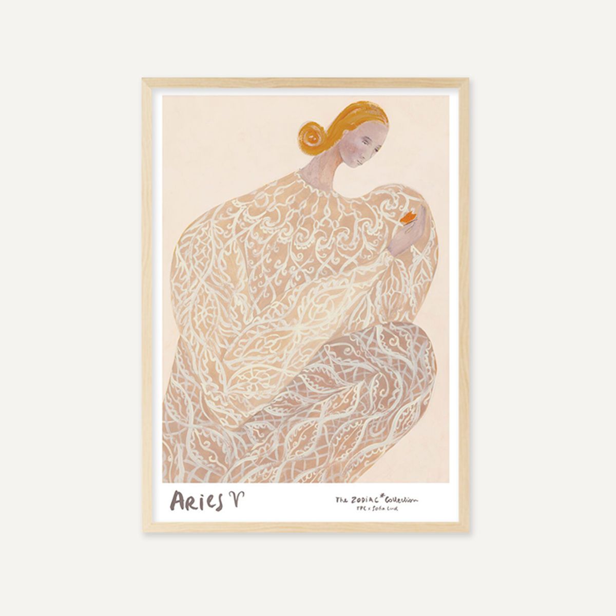 그릿시즌(GREET SEASON) 소피아 린드 Aries 양자리 (액자 포함)