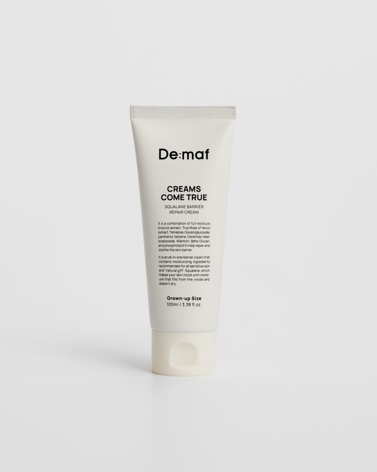 디마프(DEMAF) 크림스컴트루 스쿠알란 배리어 리페어크림 100ml - 후기 | 무신사