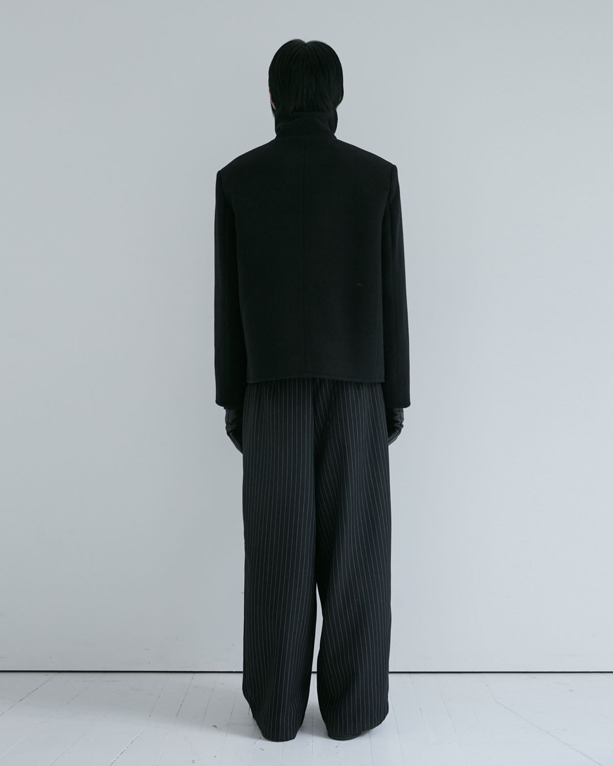 키류(KIRYU) PEA COAT (BLACK)