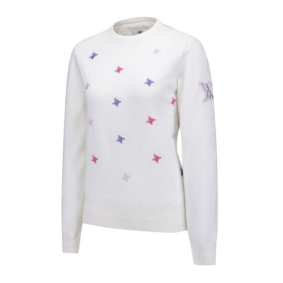 어뉴골프(ANEW GOLF) W LOGO PATTERN WIND BLOCK PULLOVER_IV