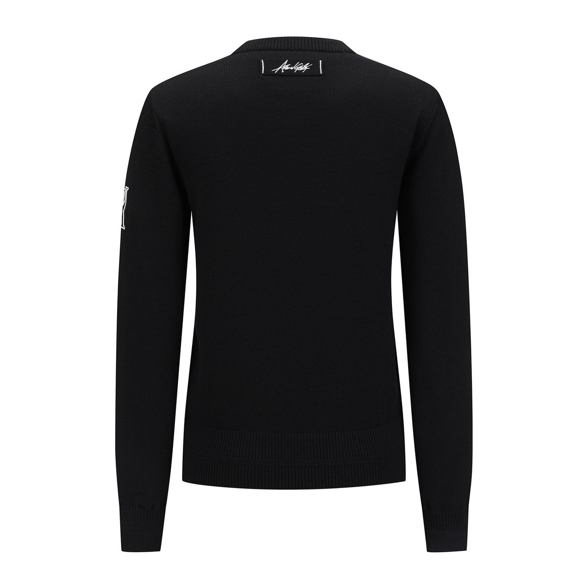어뉴골프(ANEW GOLF) W LOGO PATTERN WIND BLOCK PULLOVER_BK