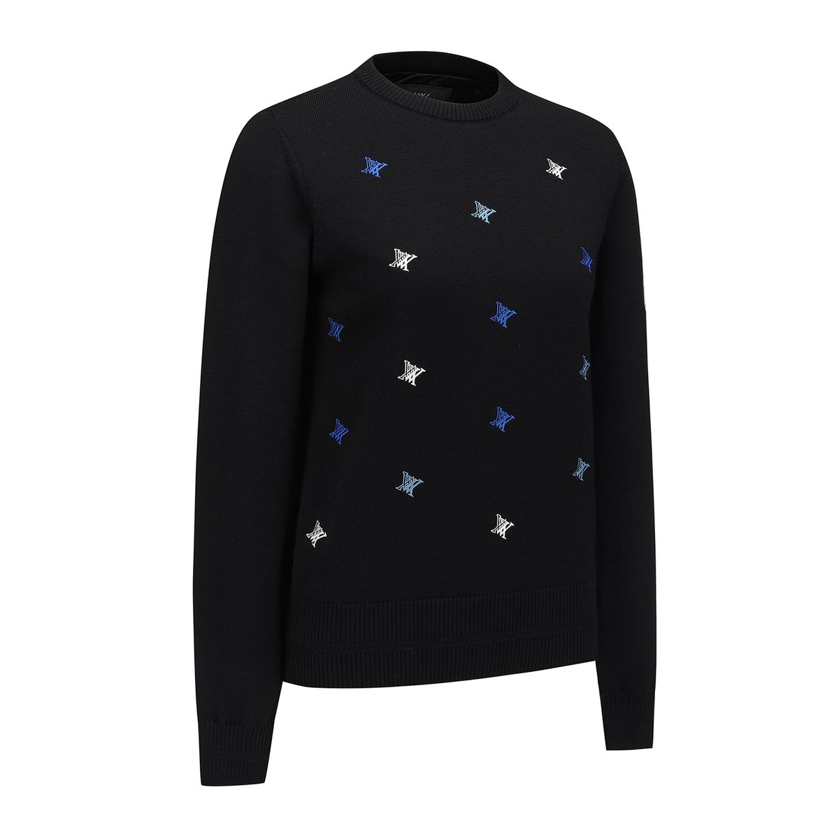 어뉴골프(ANEW GOLF) W LOGO PATTERN WIND BLOCK PULLOVER_BK