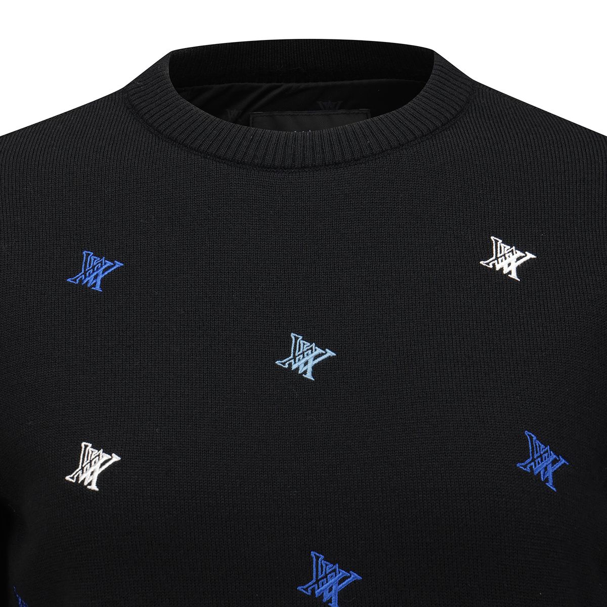 어뉴골프(ANEW GOLF) W LOGO PATTERN WIND BLOCK PULLOVER_BK