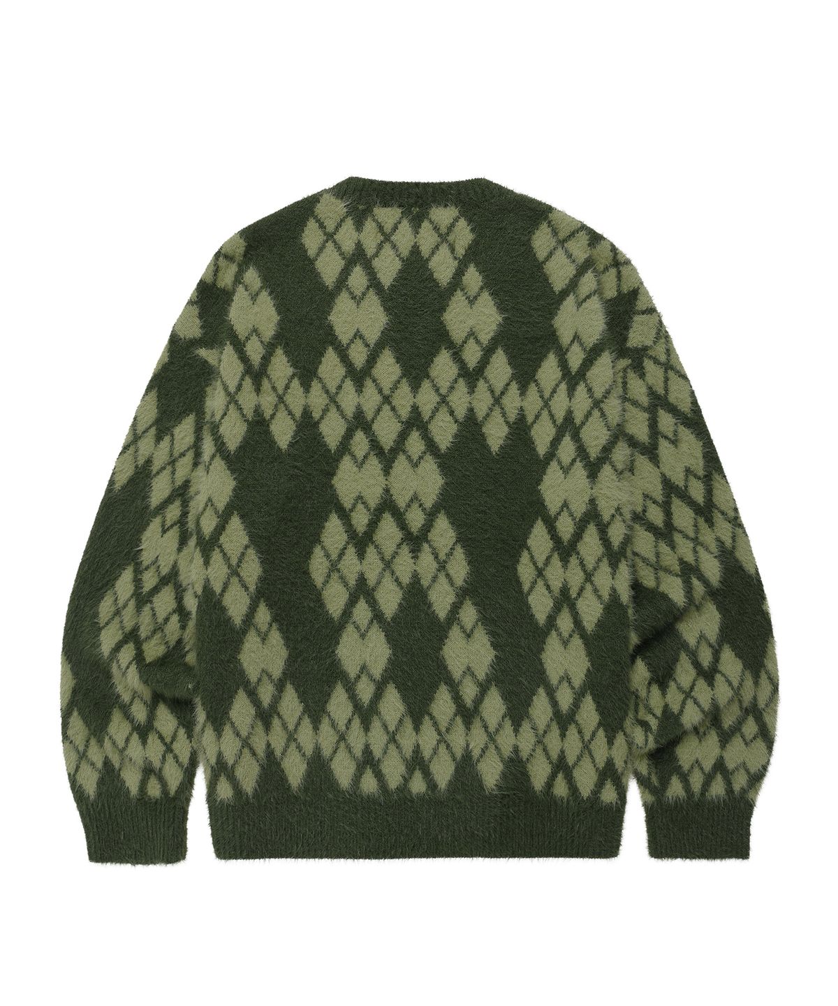 더바이닐하우스(THEVINYLHOUSE) ARGYLE SWEATER KHAKI