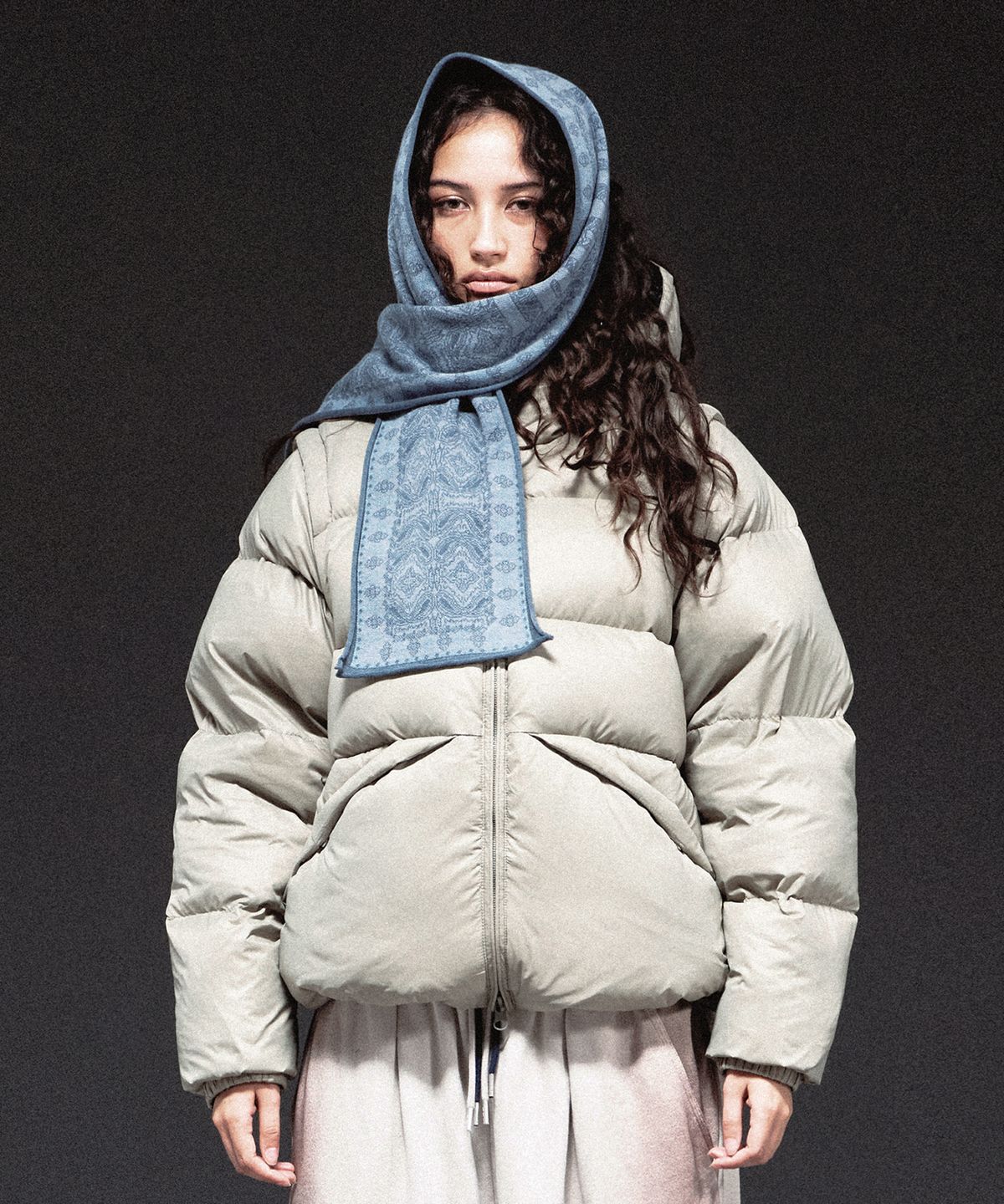 더바이닐하우스(THEVINYLHOUSE) REVERSIBLE PADDED JACKET SAND