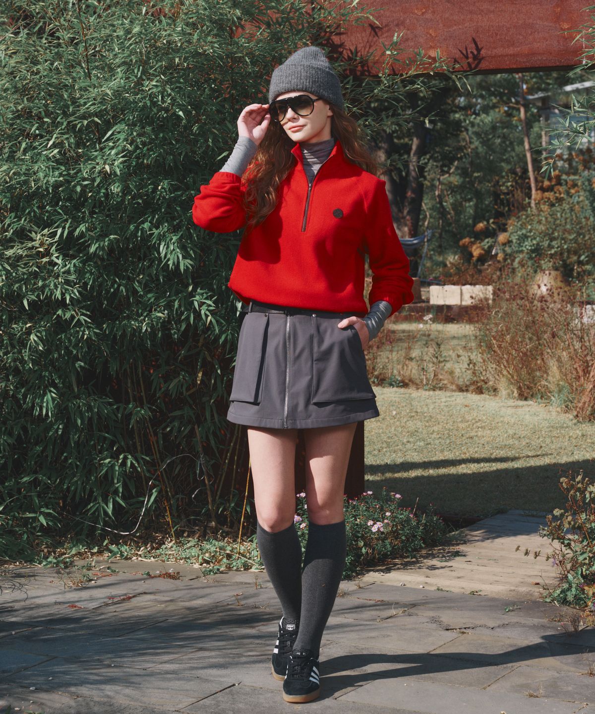 크림골프(KLIMGOLF) 레이어드 미니 스커트