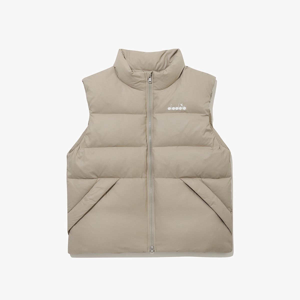 디아도라(diadora) 베라피우마 프리즈 덕다운 베스트 BEIGE