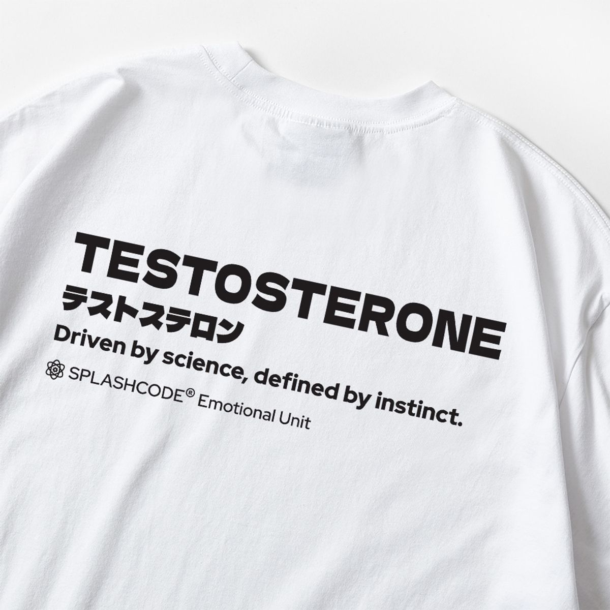 스플래시코드(SPLASHCODE) 반팔 티셔츠 화이트 - 테토(Testosterone)