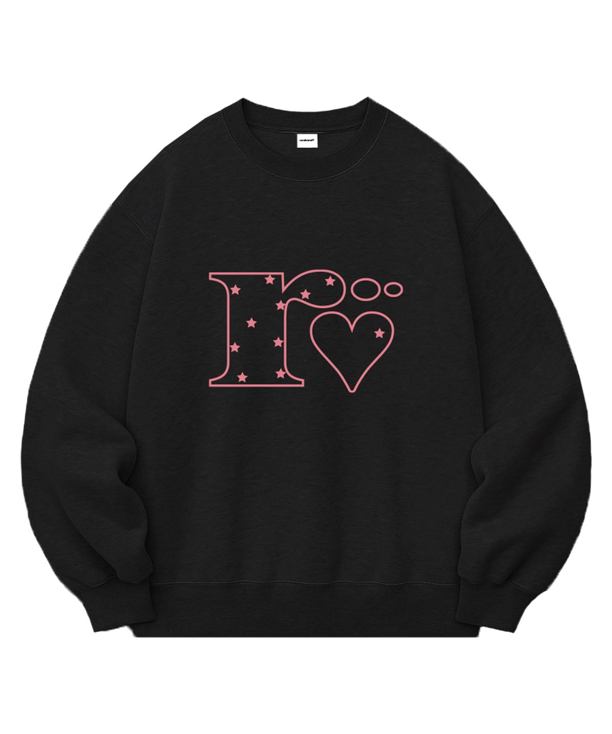 랜덤오프(RANDOMOFF) [기모선택] RÖFF IN HEART SEMI OVER FIT SWEATSHIRT (3color)