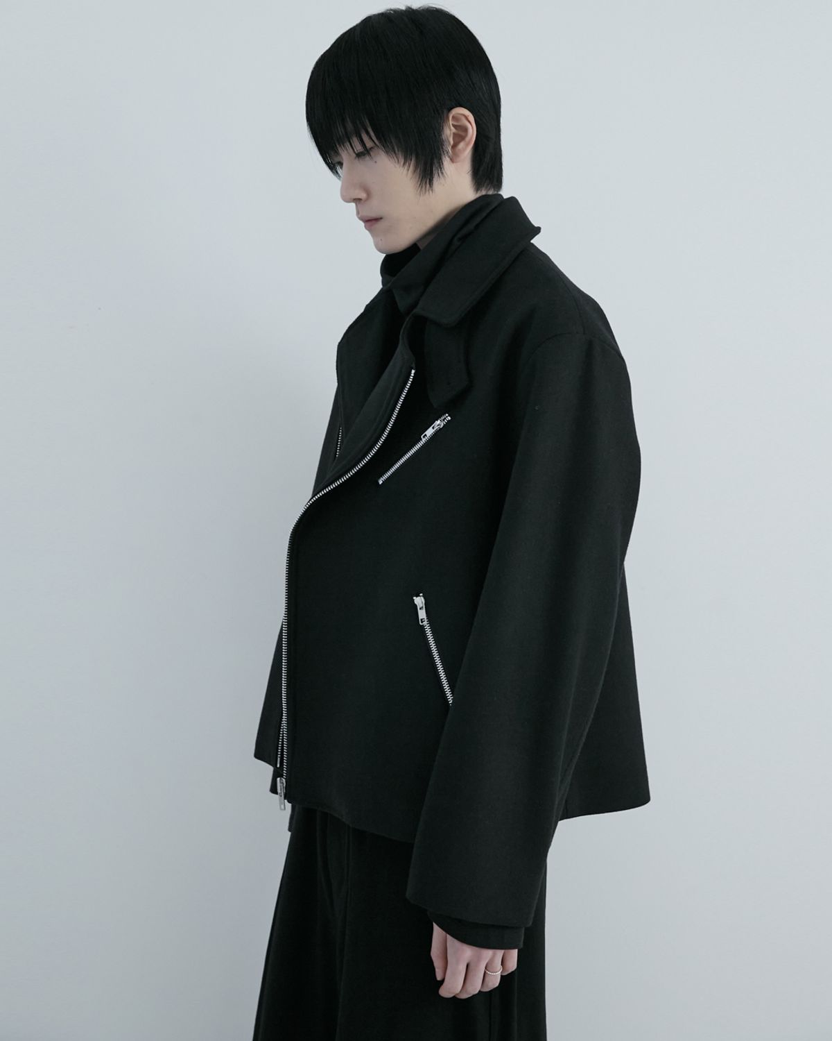 키류(KIRYU) RIDERS COAT (BLACK)