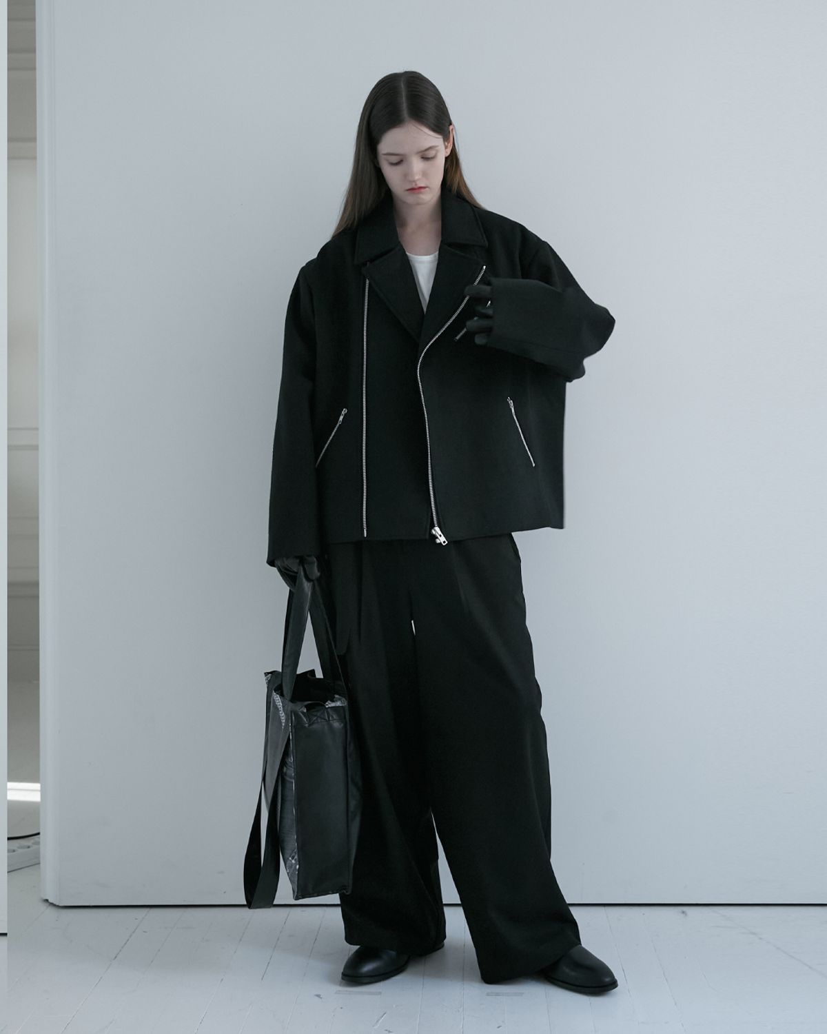 키류(KIRYU) RIDERS COAT (BLACK)