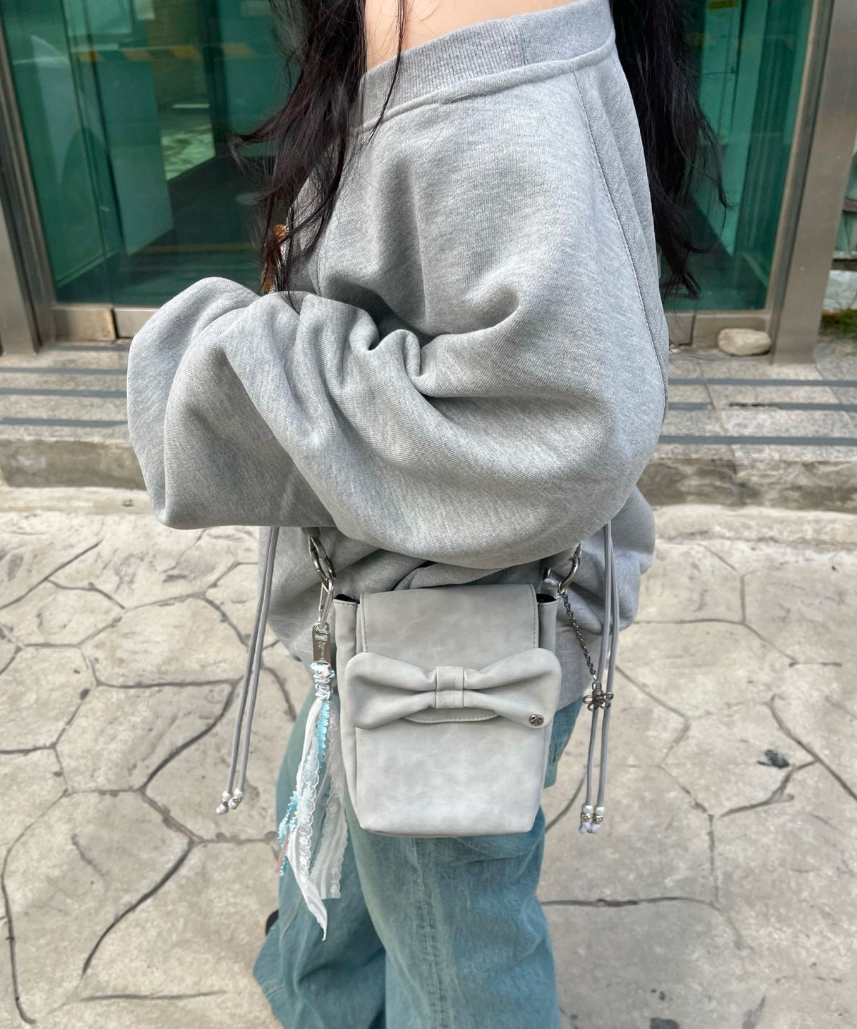 시월107(SIWL107) Fortune Bag (Light Grey)