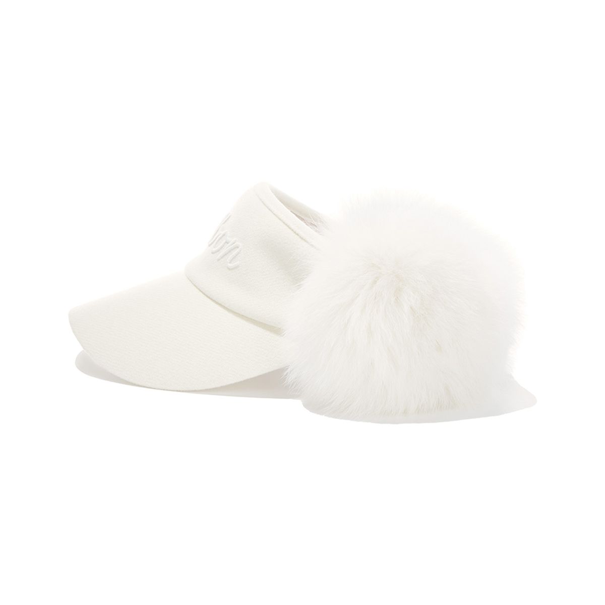 말본 골프(MALBON GOLF) 탈착 퍼 이어머프 바이저 IVORY (WOMAN)