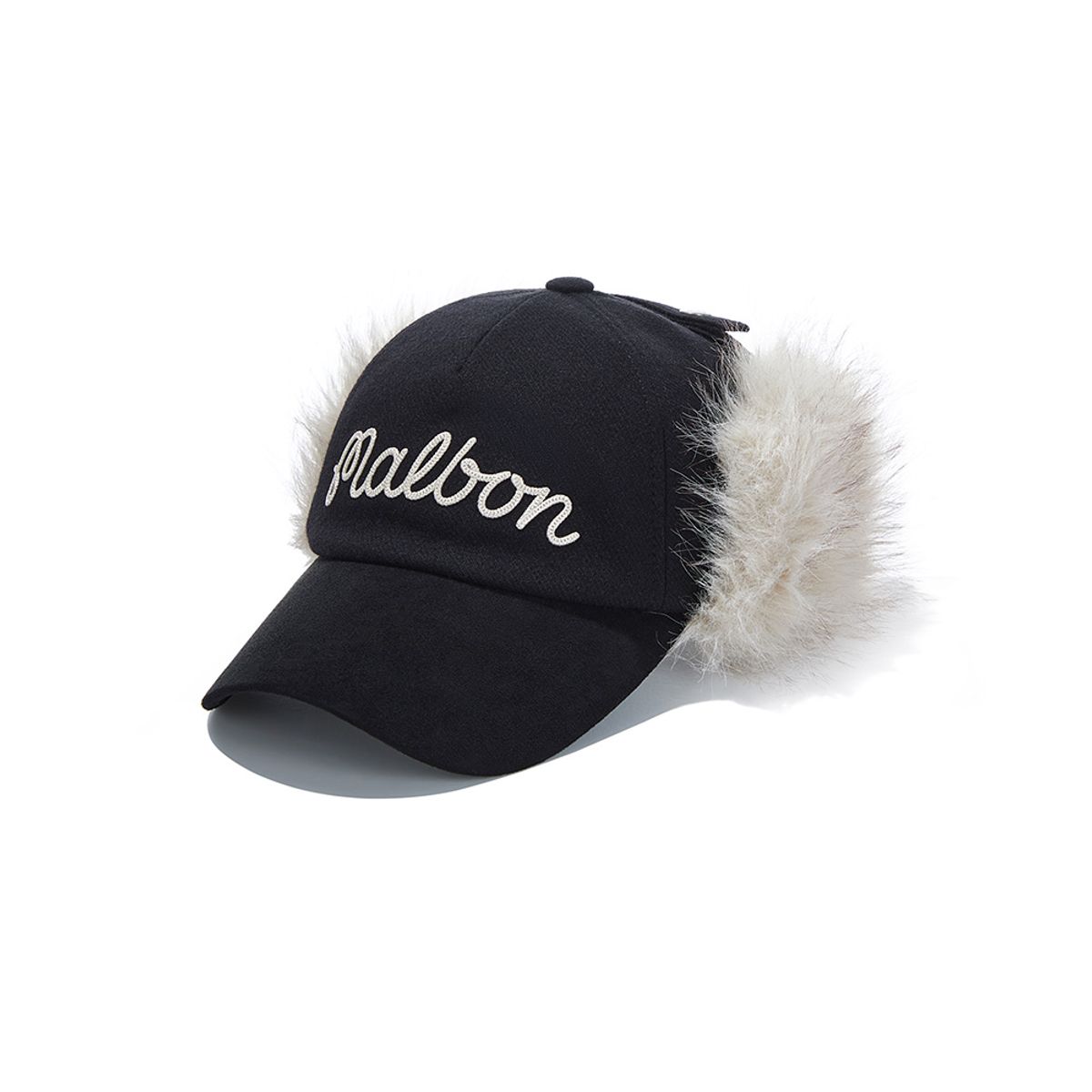 말본 골프(MALBON GOLF) 퍼 이어머프 캡 BLACK