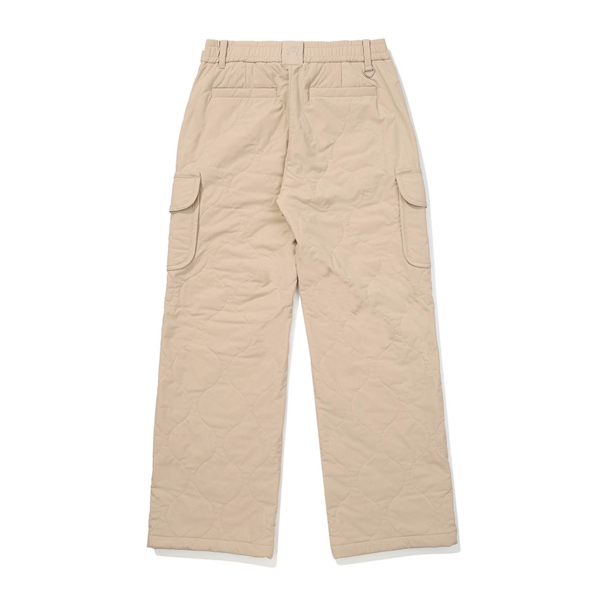 말본 골프(MALBON GOLF) 여성 카고 스트레이트 핏 퀄팅 팬츠 BEIGE (WOMAN)