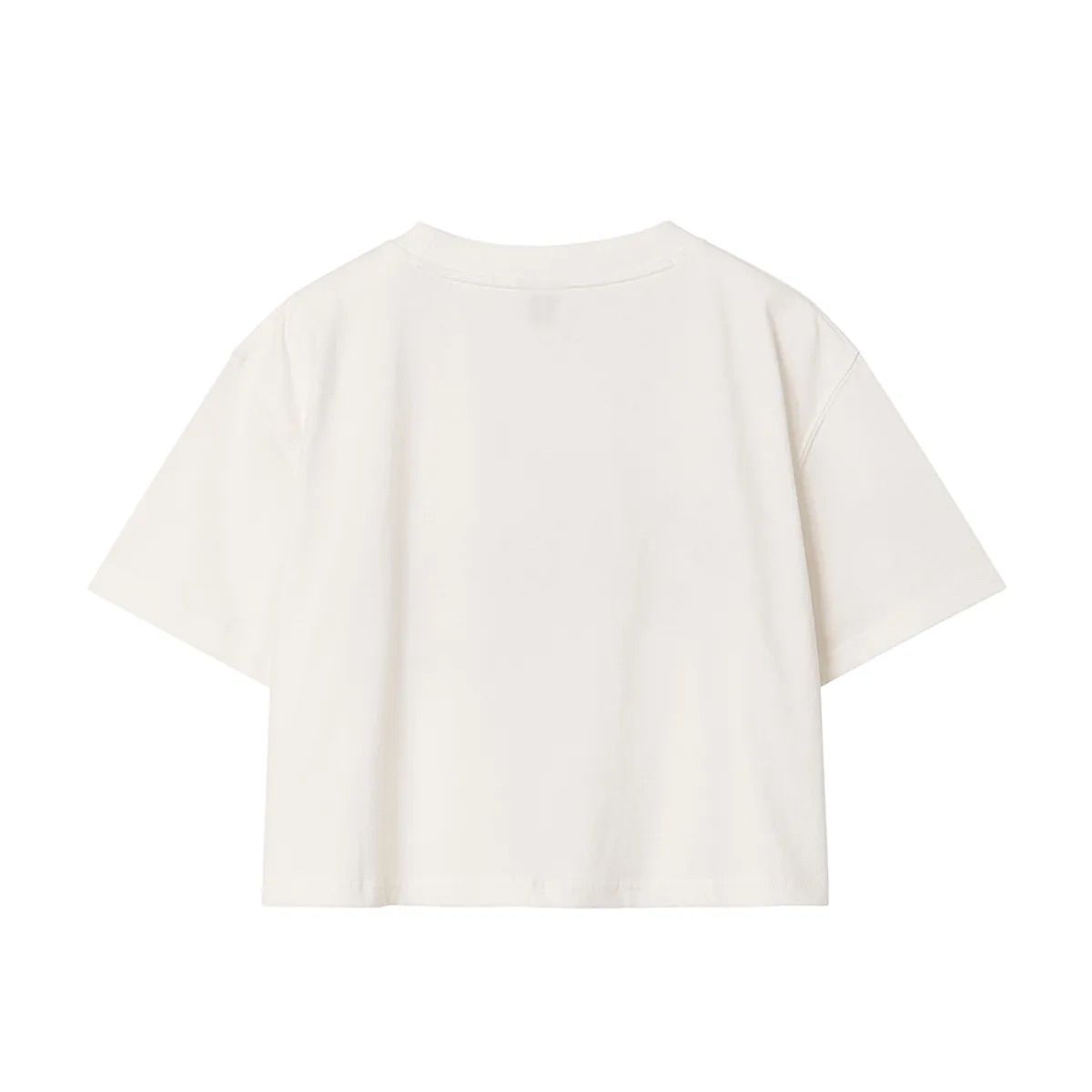 블로우(BLOW) BUBBLE LOGO CROP WHITE