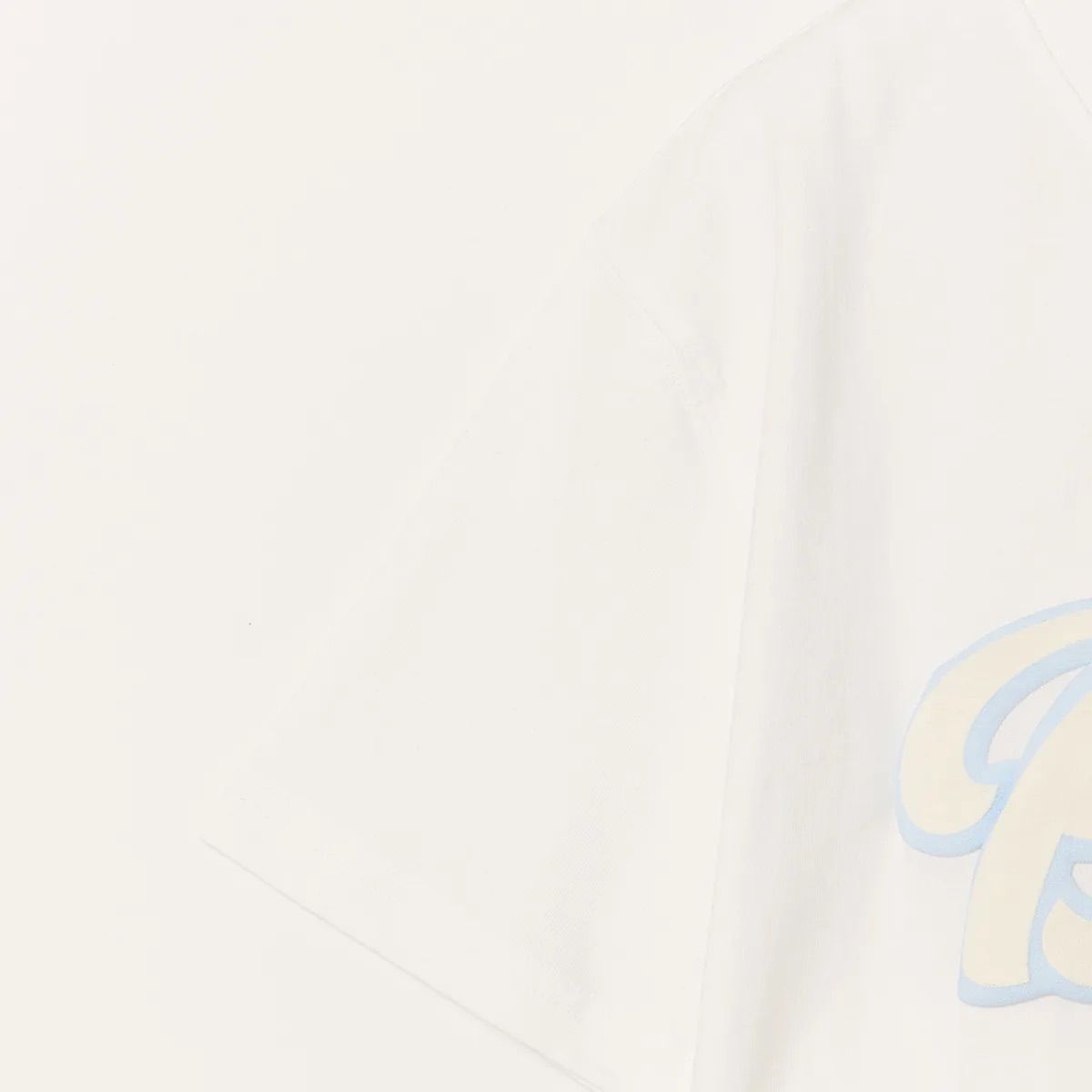 블로우(BLOW) BUBBLE LOGO CROP WHITE