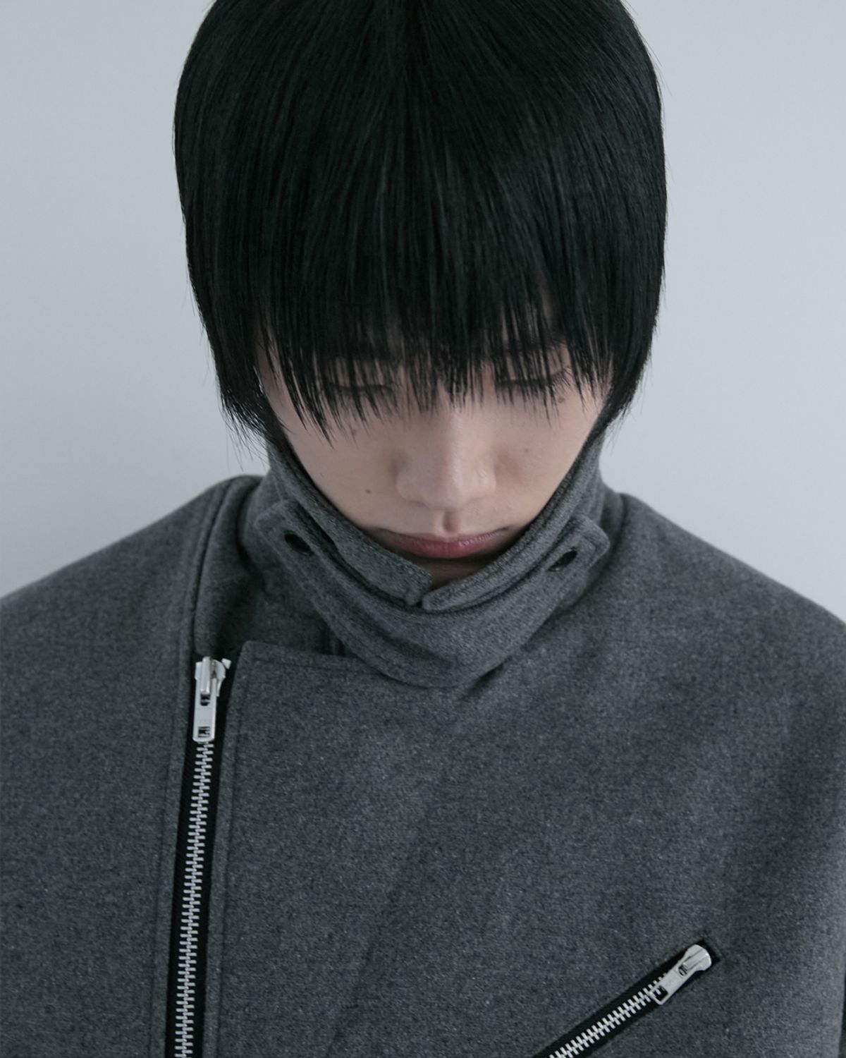 키류(KIRYU) RIDERS COAT (GRAY)