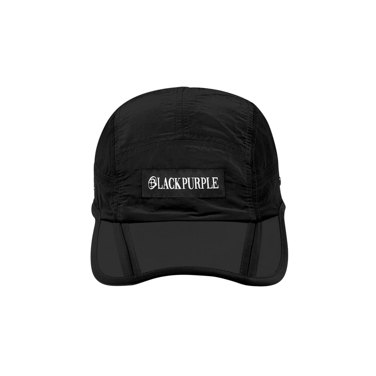 블랙 퍼플(BLACK PURPLE) 러너스 바이저 캡 Runner’s Visor Cap_Black