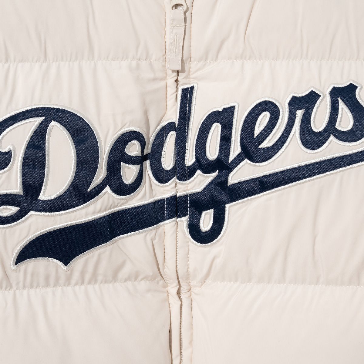 뉴에라(NEW ERA) MLB LA 다저스 봄버 다운 재킷 아이보리 14742050