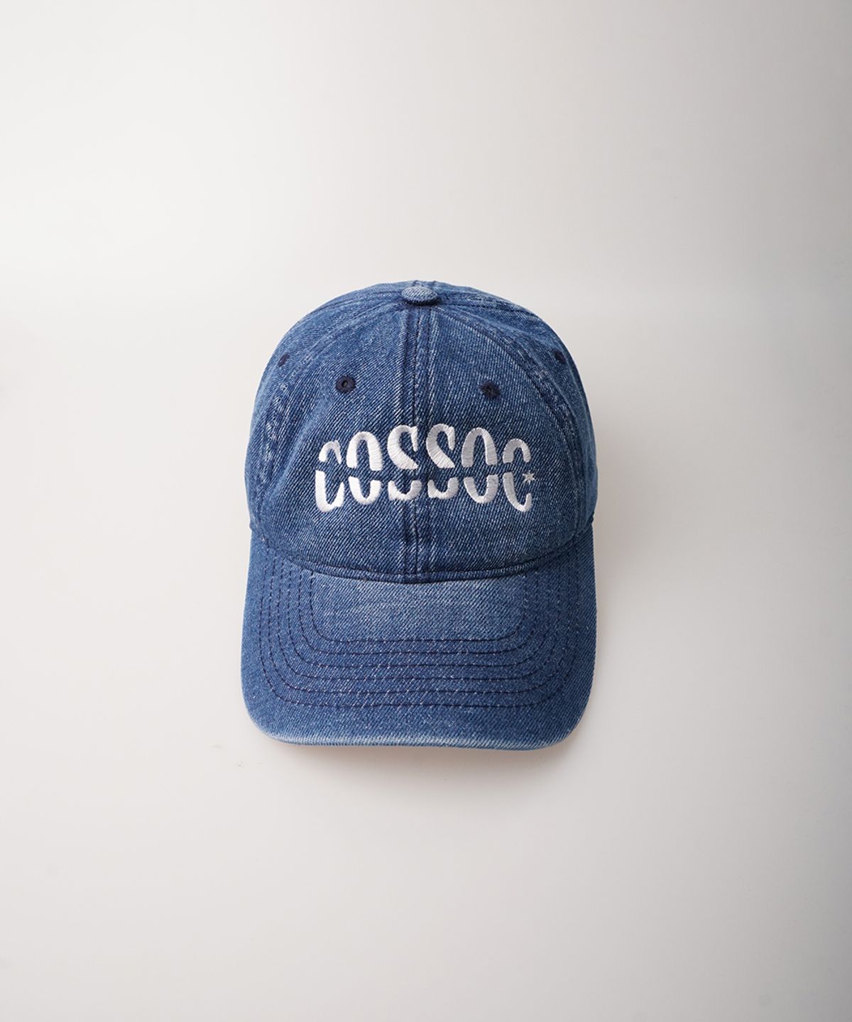 코소(COSO) 텍스트 로고 데님 워시드 볼캡 (3 COLORS)