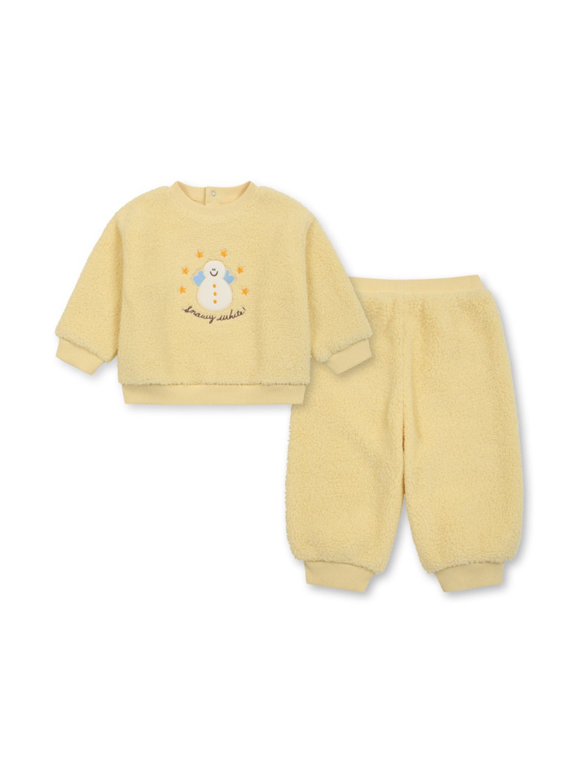 탑텐 키즈(TOPTEN KIDS) 공용 유아 플러피플리스 셋업_MKF4IP3305