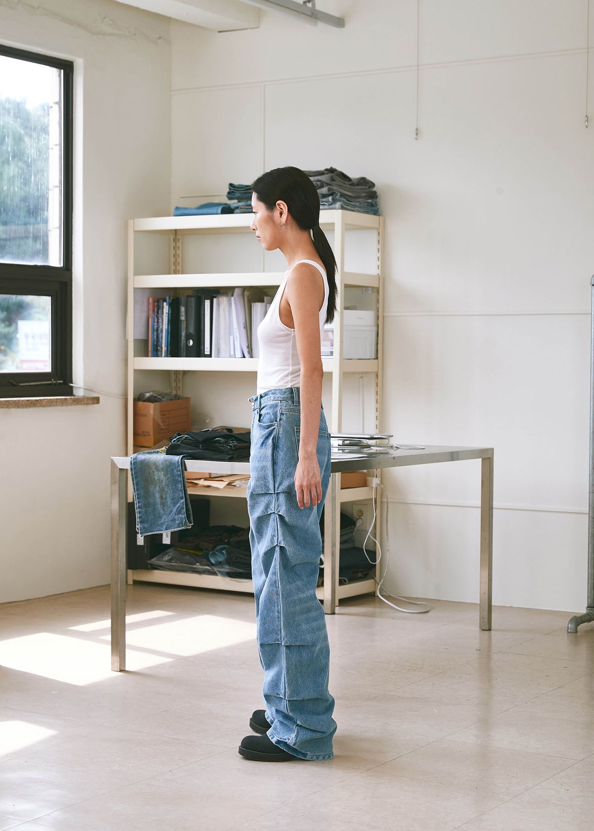 세븐틴엔드(17END) F 007 SIX TUCKS JEANS