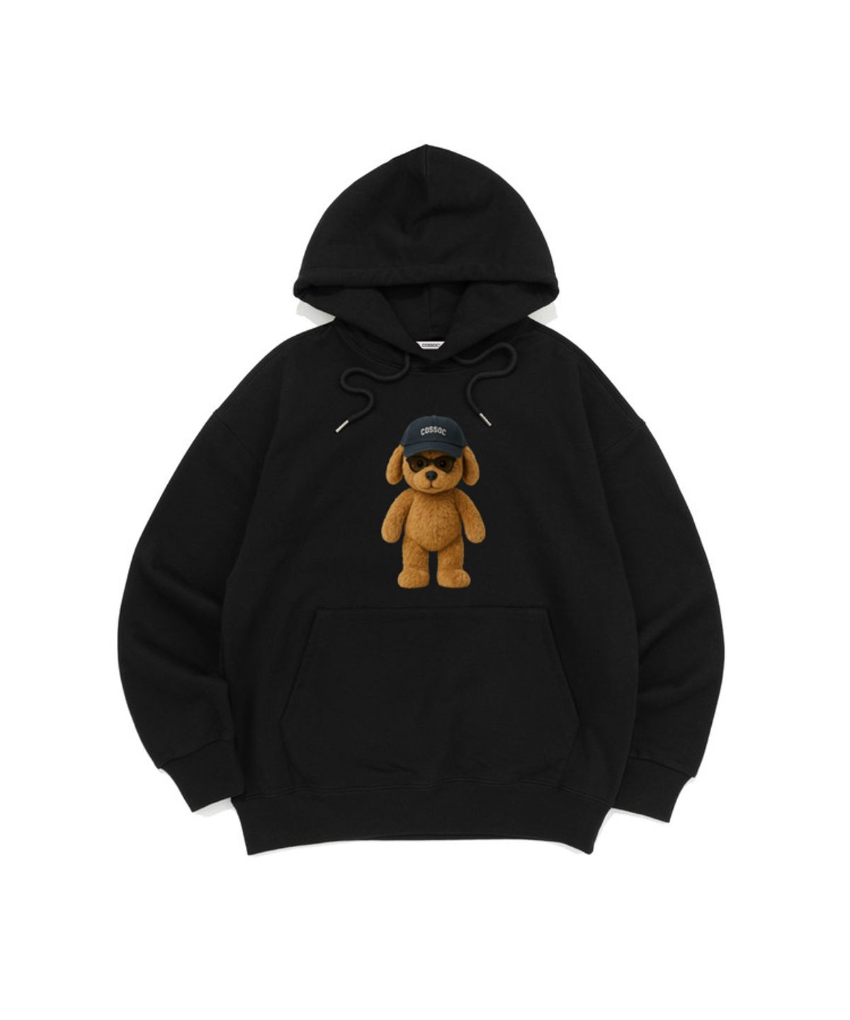 코소(COSO) CC 캡 도그 후드 티셔츠 (LIGHT GREY)