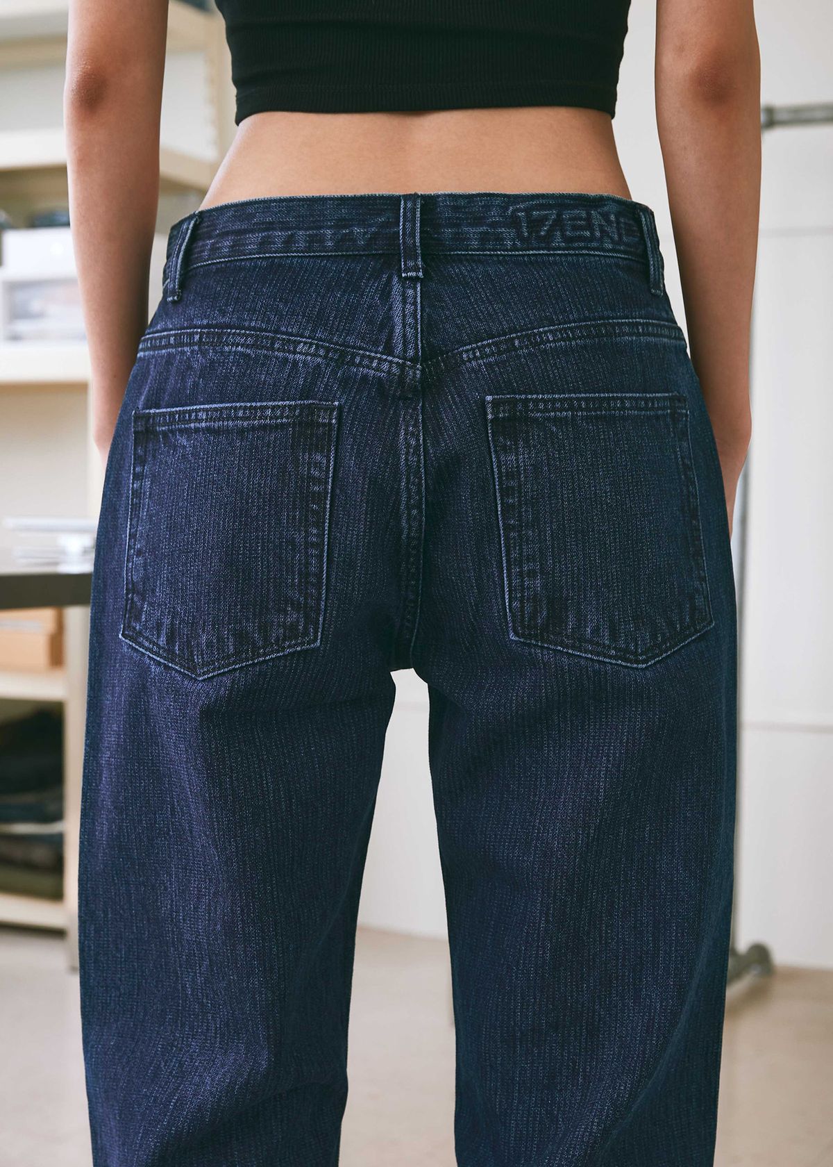 세븐틴엔드(17END) F 009 STRIPED DENIM JEANS