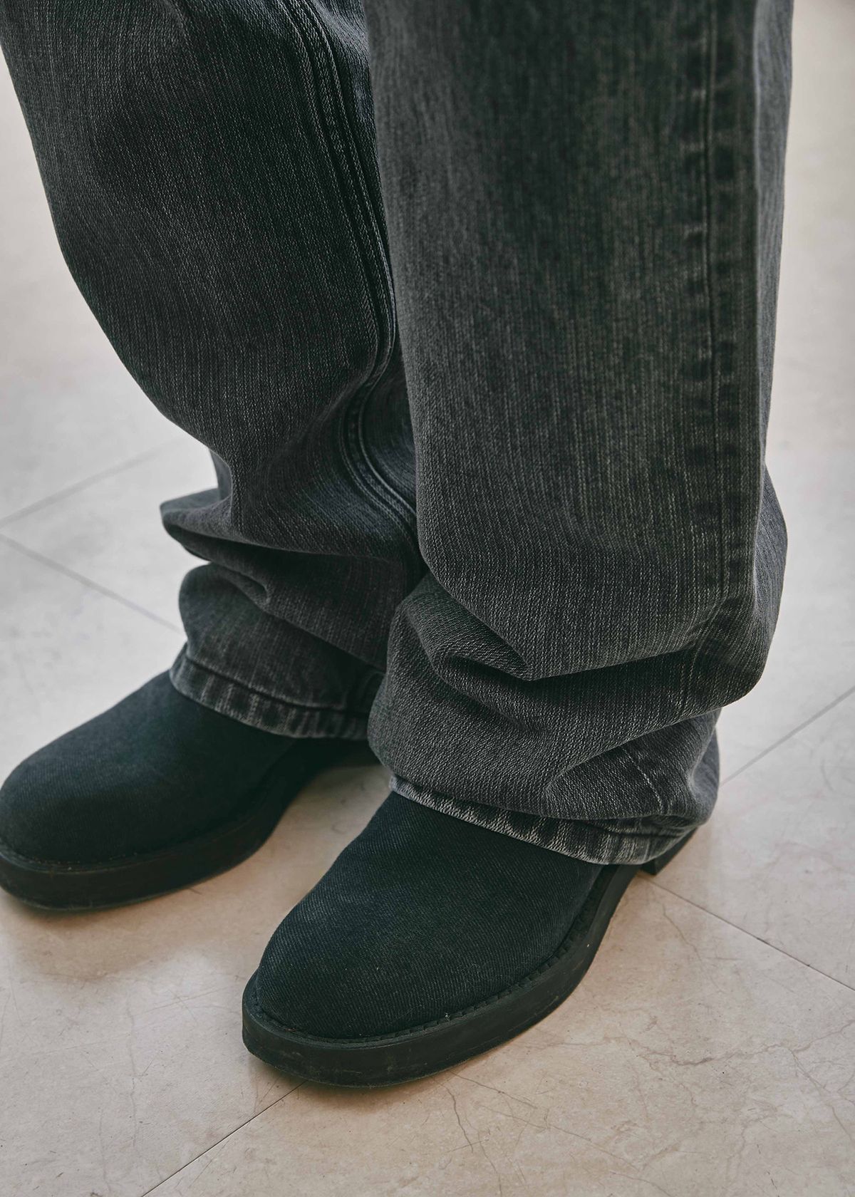 세븐틴엔드(17END) F 010 STRIPED DENIM JEANS