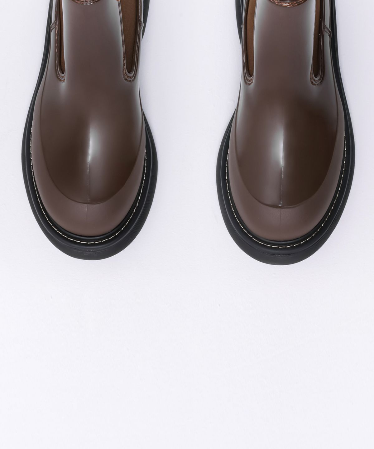 느쉐(NSWE) LAGOM 첼시 레인부츠 5CM (Currant Brown) -NSW201CW