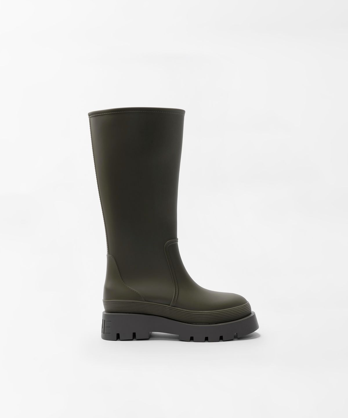느쉐(NSWE) VLOCKER 롱 레인부츠 7CM (Moss Khaki) -NSW101MA