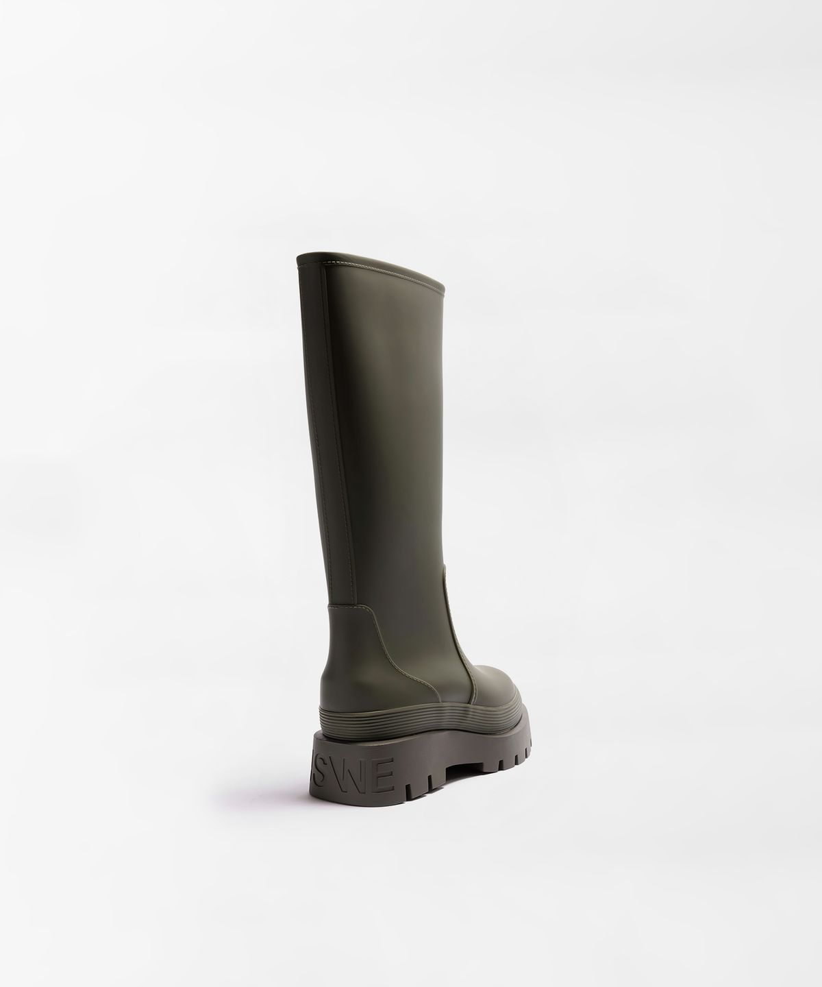 느쉐(NSWE) VLOCKER 롱 레인부츠 7CM (Moss Khaki) -NSW101MA