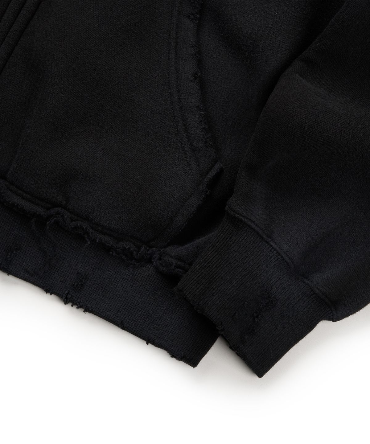 유얼쎄시(YOUR SASSY) Antique Skull Hoodie Zip Up (BLACK)