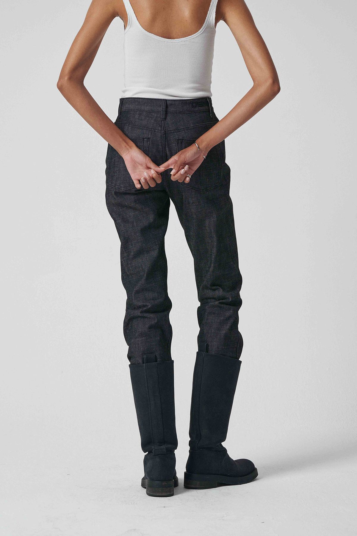 세븐틴엔드(17END) F 001 NON FADE JEANS BK