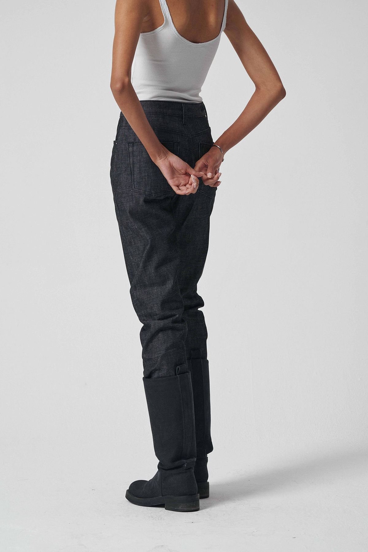 세븐틴엔드(17END) F 001 NON FADE JEANS BK