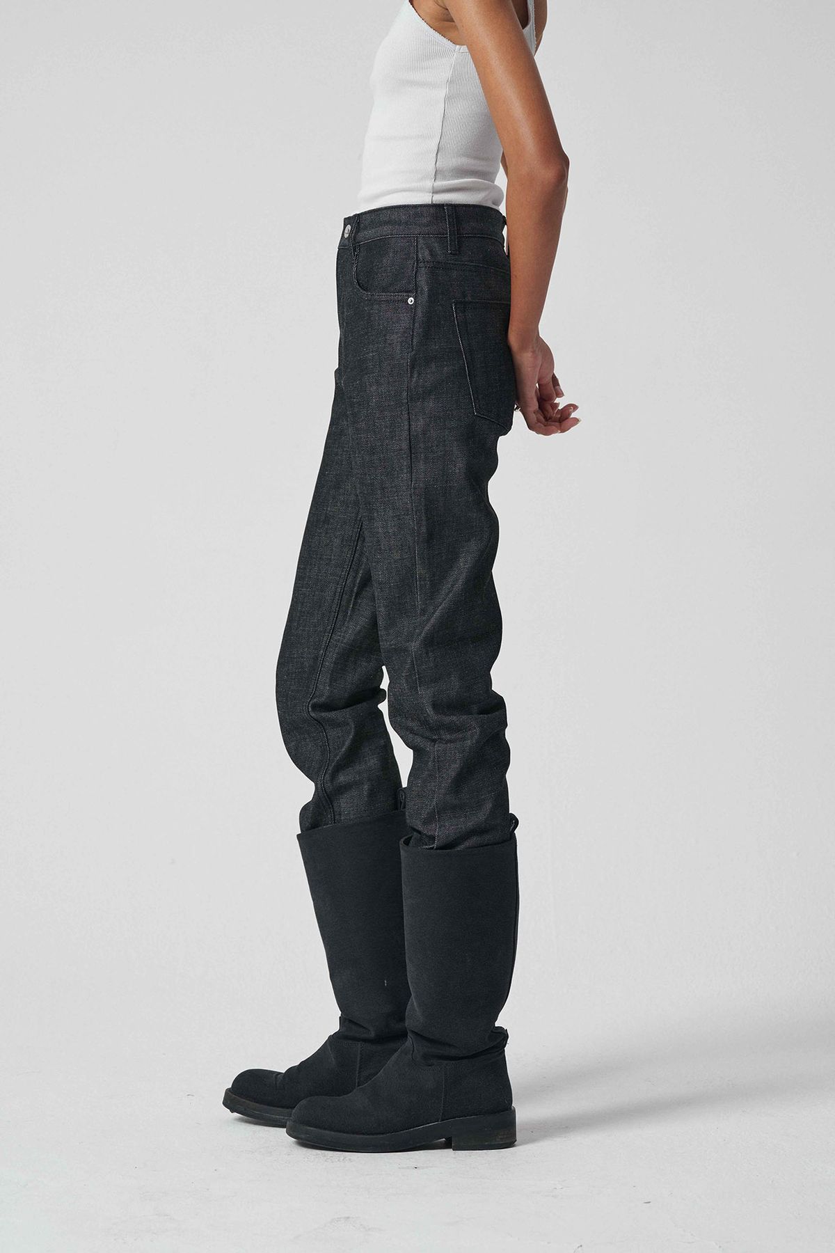 세븐틴엔드(17END) F 001 NON FADE JEANS BK