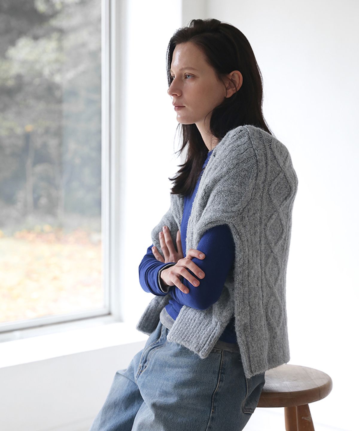 베르네프(VERTNEUF) Lemai Round wool tencel TS(4colors)