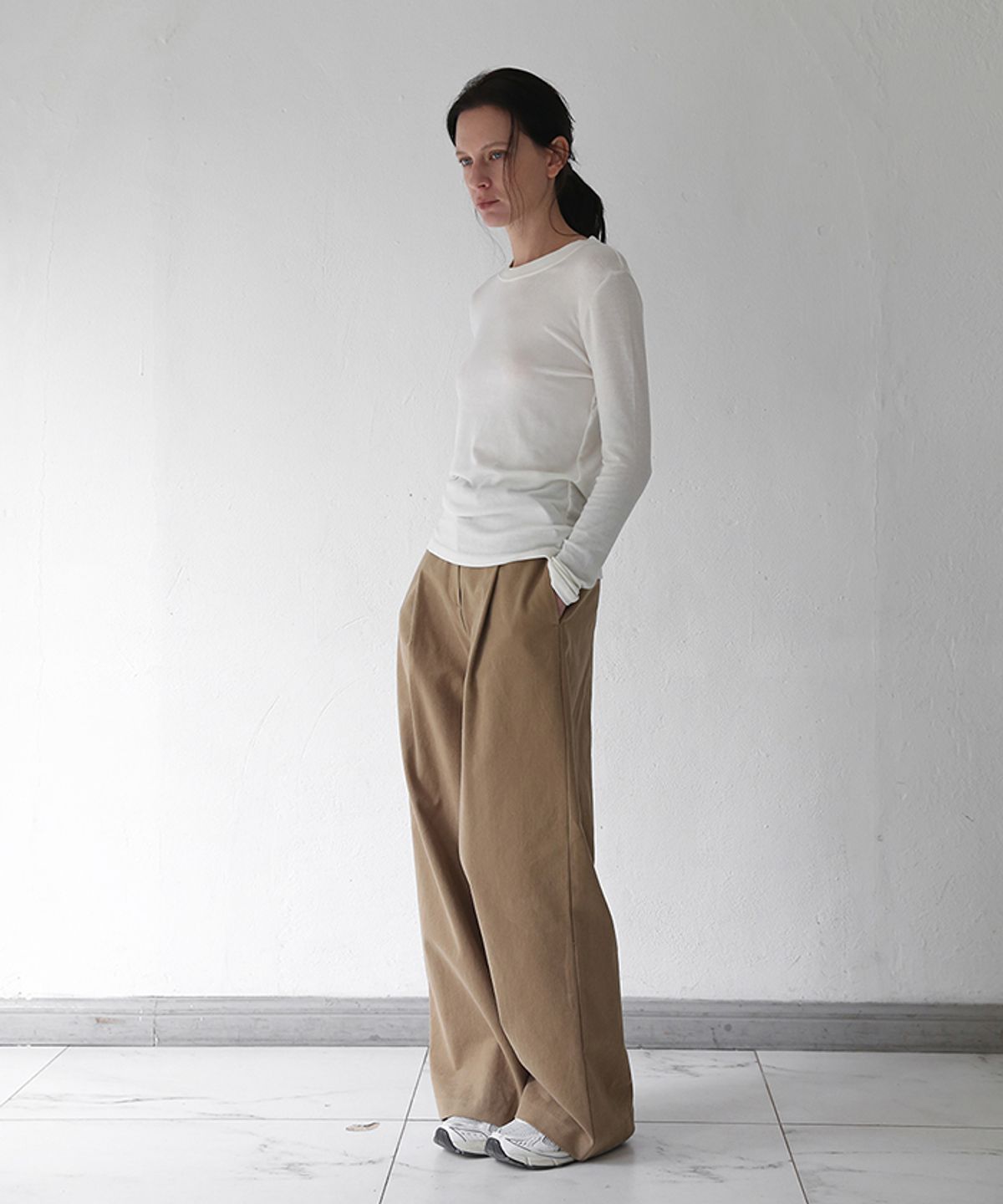 베르네프(VERTNEUF) Lemai Round wool tencel TS(4colors)